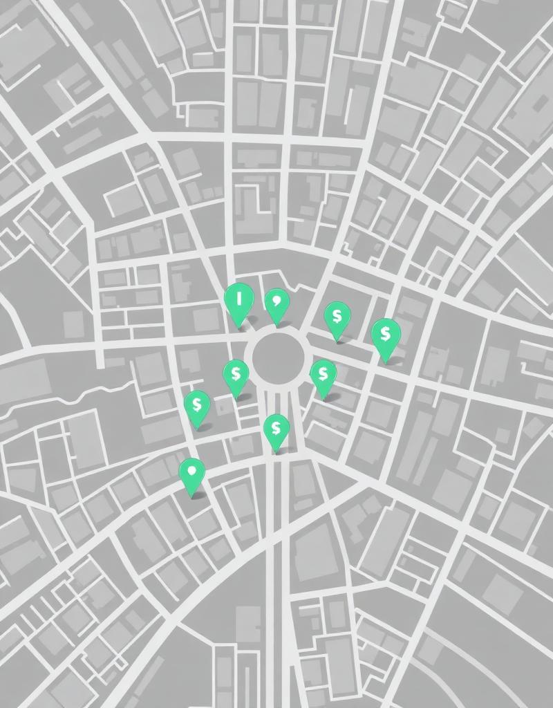 Kuala Lumpur money changer map